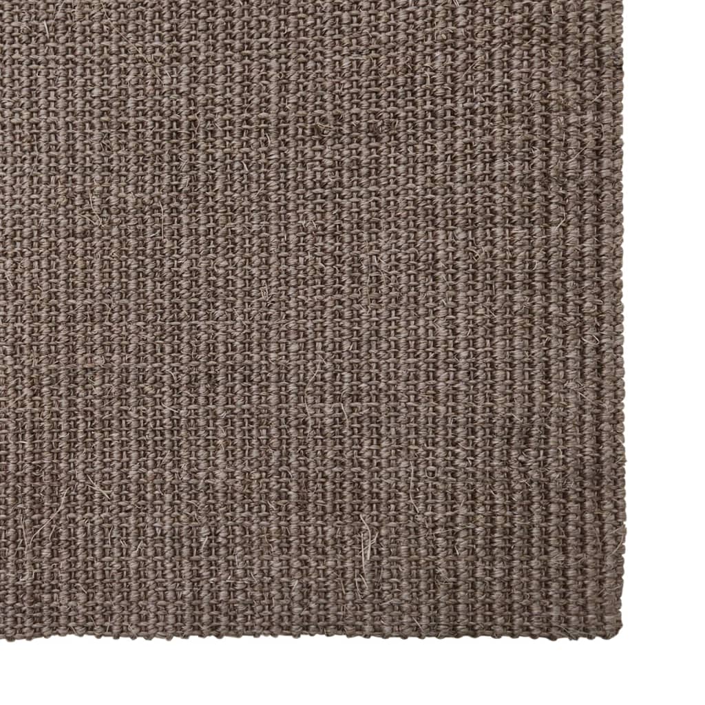 Sisalový koberec pro škrabací sloupek hnědý 80 x 150 cm