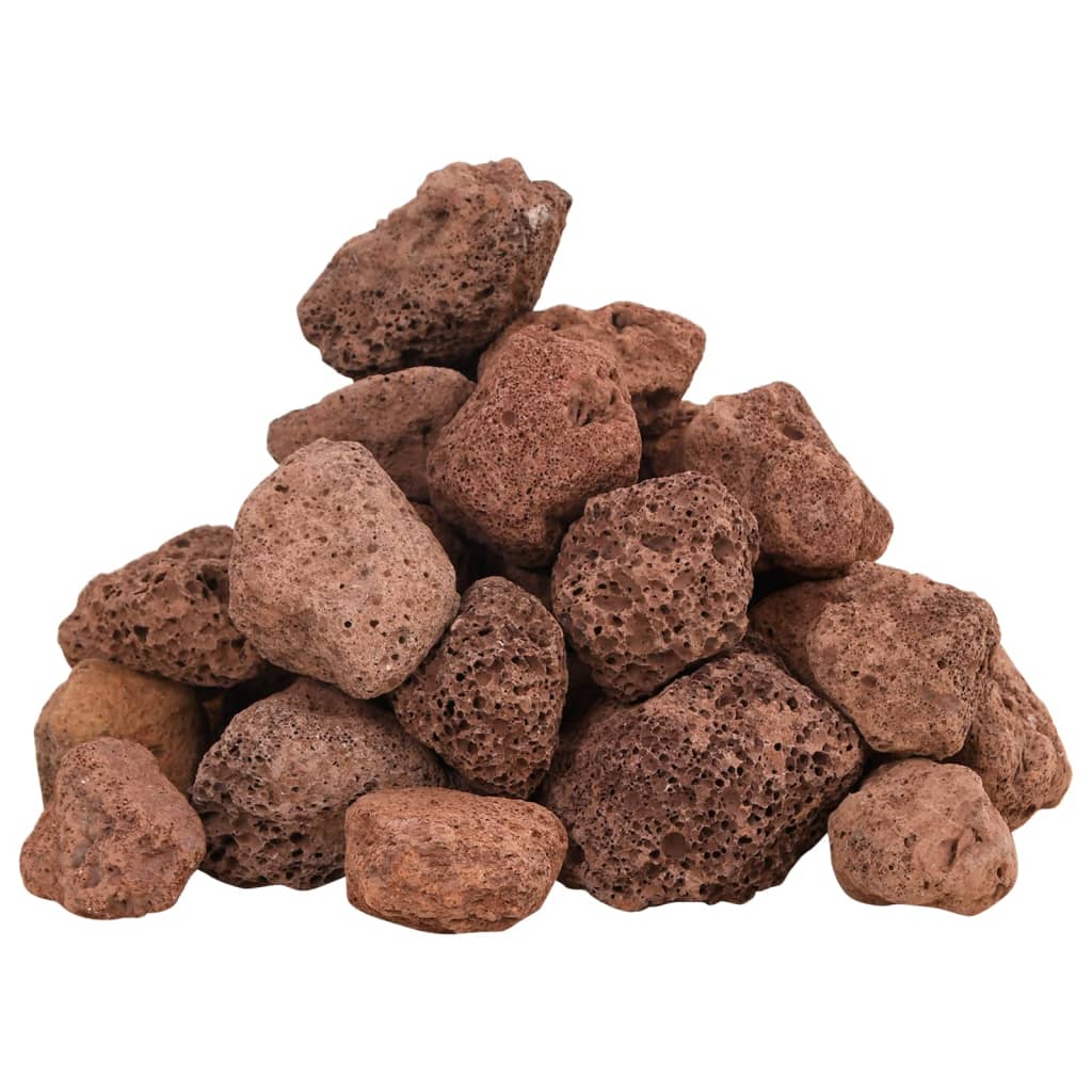 Sopečné kameny 25 kg červené 3–5 cm