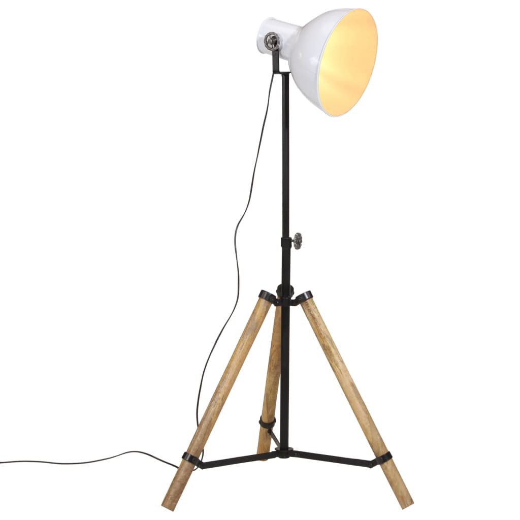 Stojací lampa 25 W bílá 75 x 75 x 90–150 cm E27