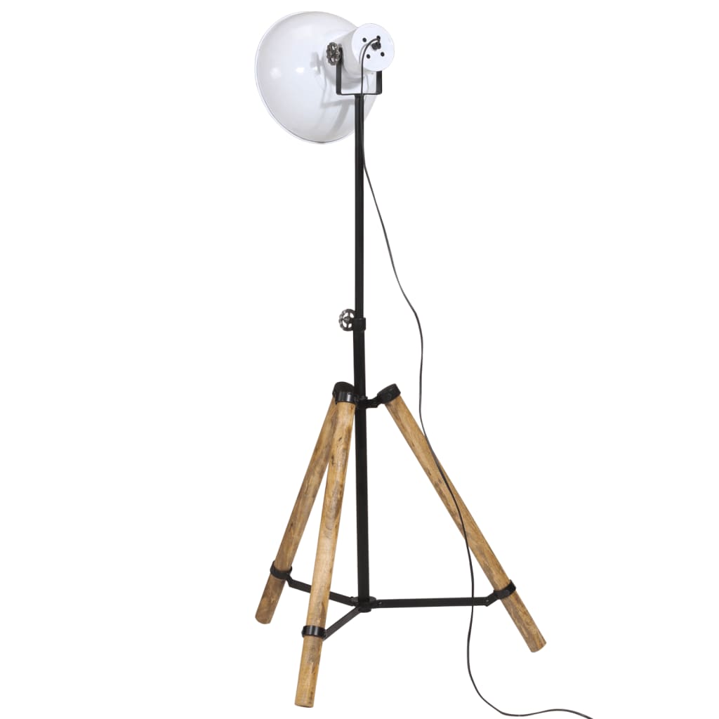 Stojací lampa 25 W bílá 75 x 75 x 90–150 cm E27