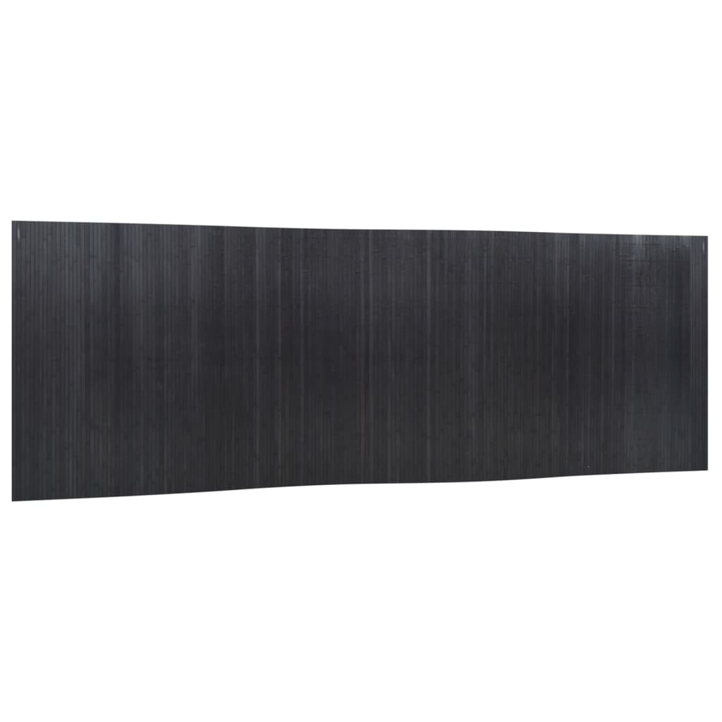 Paraván šedý 165 x 600 cm bambus