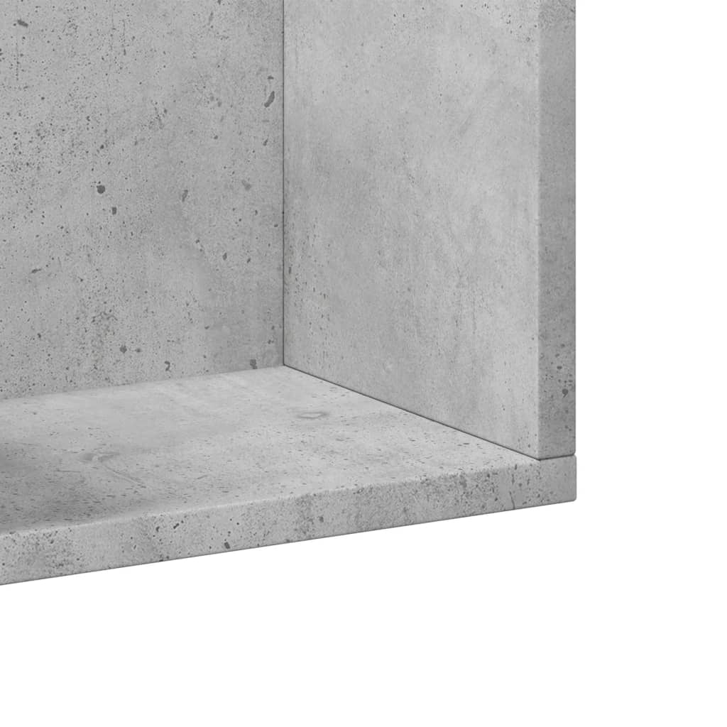 Nástěnná skříňka betonově šedá 99x18x16,5 cm kompozitní dřevo