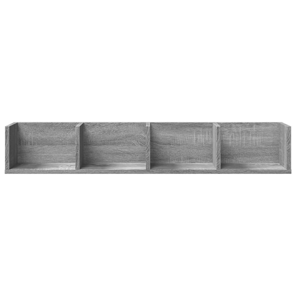 Nástěnná skříňka šedá sonoma 99 x 18 x 16,5 cm kompozitní dřevo