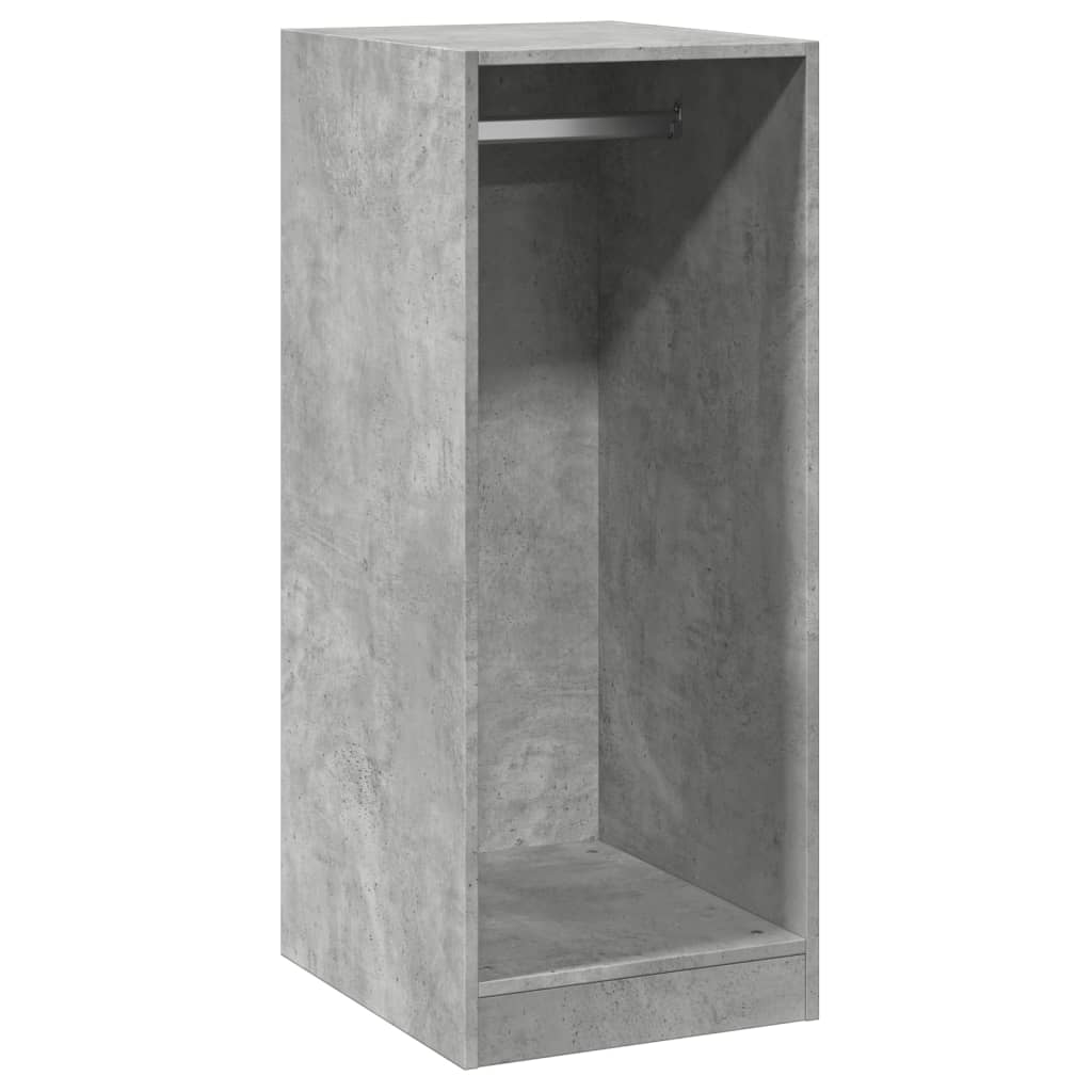 Šatní skříň betonově šedá 48 x 41 x 102 cm kompozitní dřevo