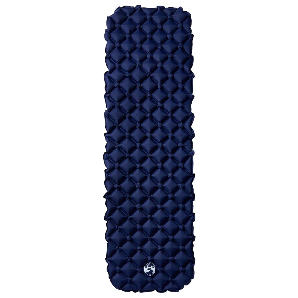 Nafukovací kempingová matrace 1 osoba tmavě modrá 190x58x6 cm
