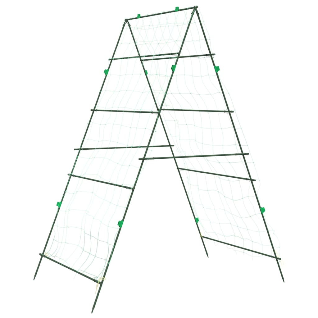 Zahradní treláž pro popínavé rostliny A rám 99x90x175,5 cm ocel