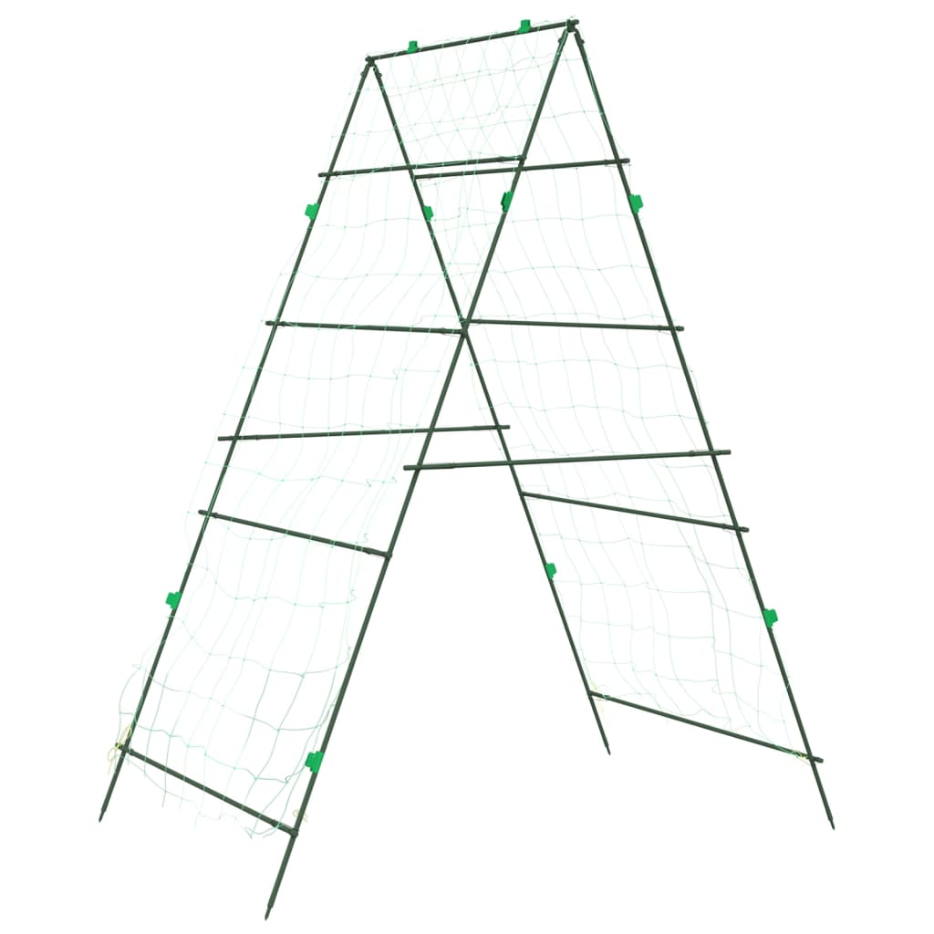 Zahradní treláž pro popínavé rostliny A rám 99x90x175,5 cm ocel