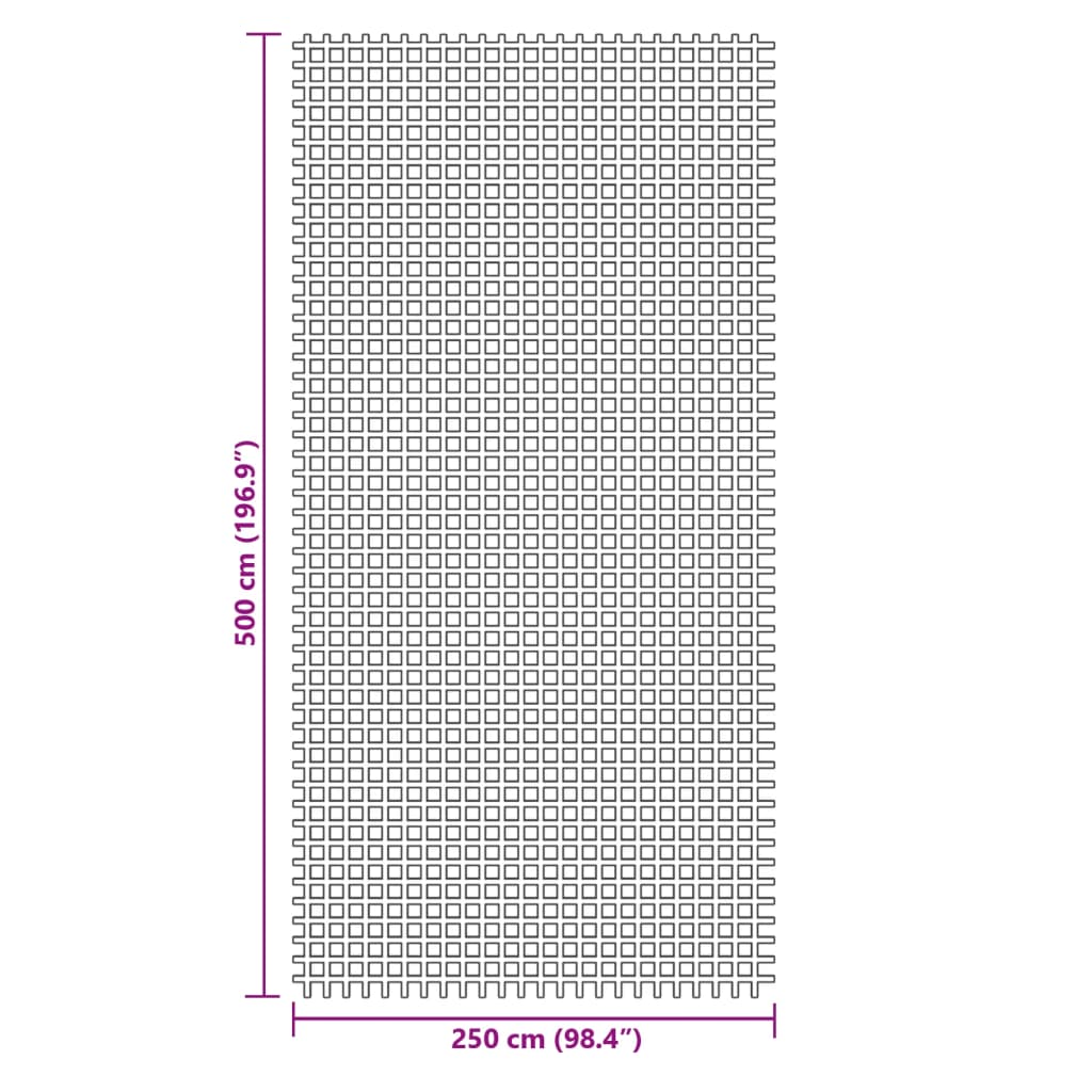 Koberec ke stanu modrý 5x2,5 m