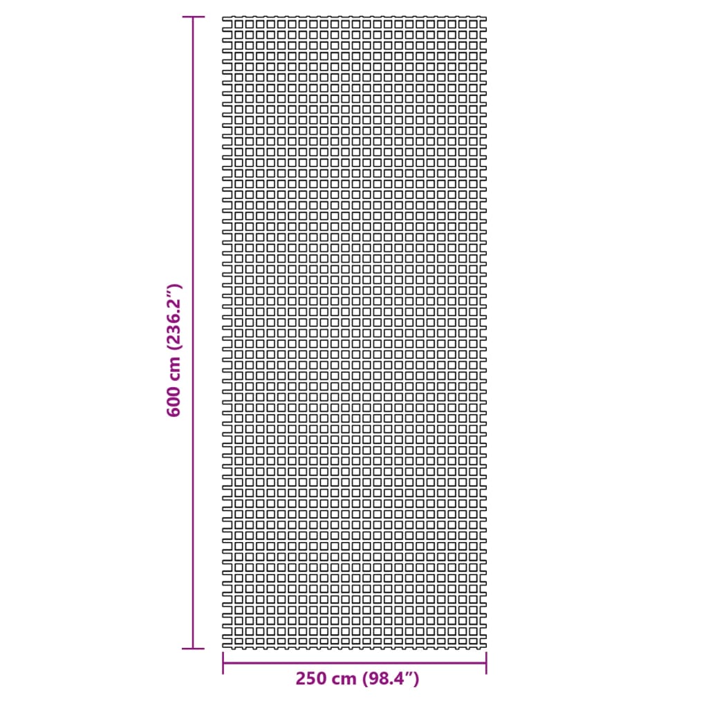 Koberec ke stanu modrý 6x2,5 m