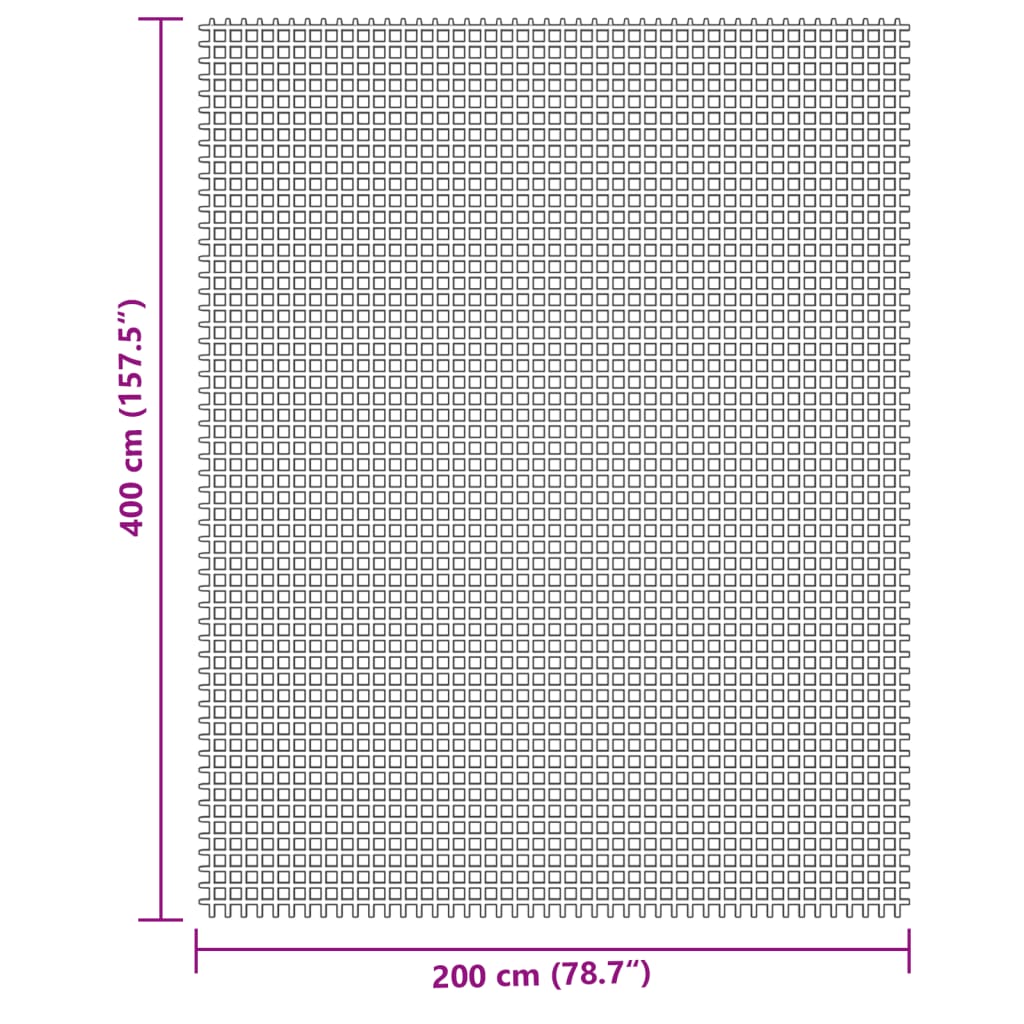 Koberec ke stanu krémový 4 x 2 m