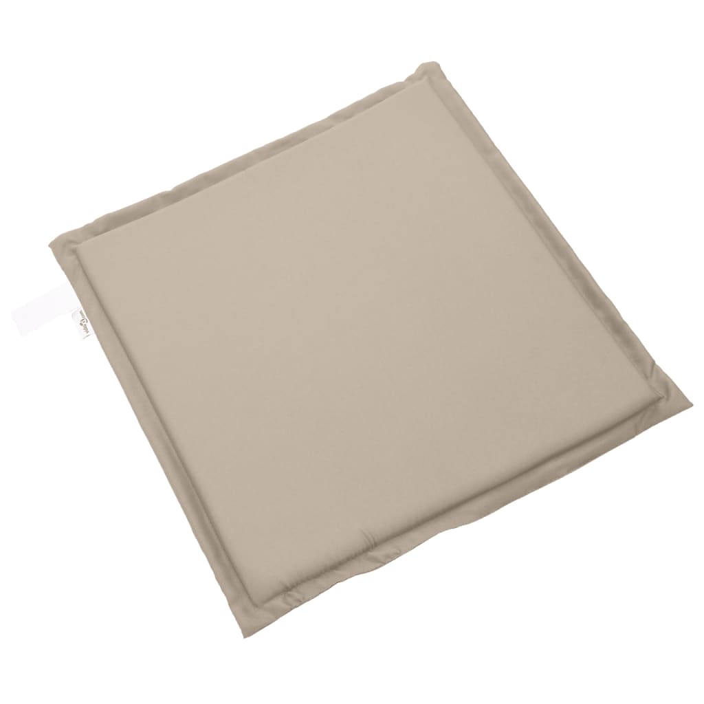 Podsedáky na zahradní nábytek 4 ks taupe 45x45x2 cm čtvercové