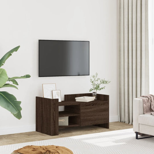 TV skříňka hnědý dub 80 x 35 x 40 cm kompozitní dřevo