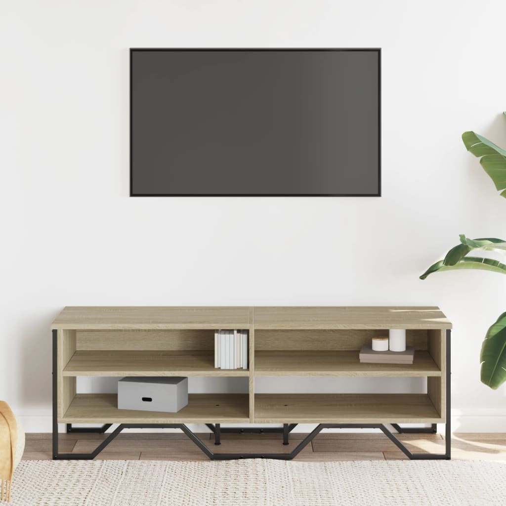 TV skříňka dub sonoma 122 x 34 x 41 cm kompozitní dřevo