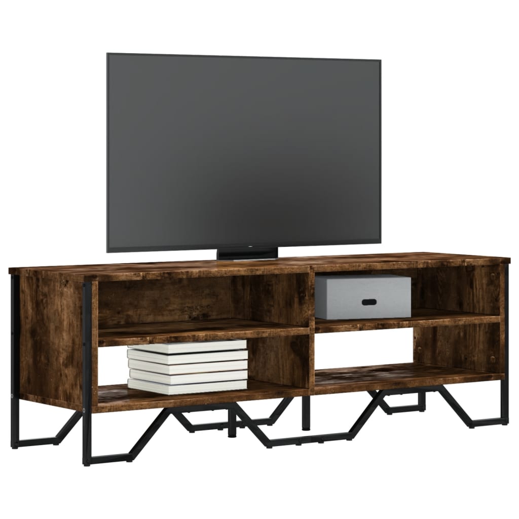 TV skříňka kouřový dub 122 x 34 x 41 cm kompozitní dřevo