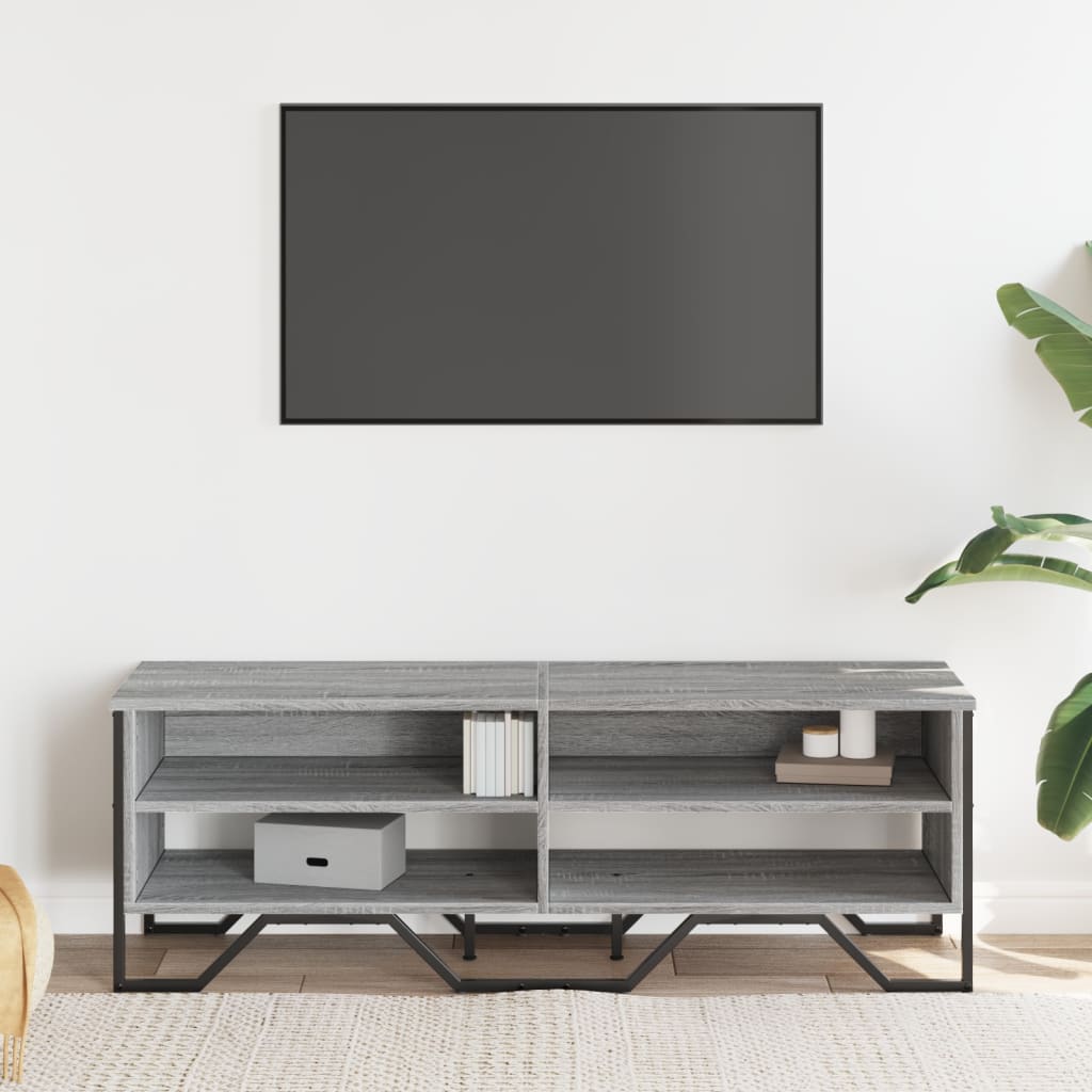 TV skříňka šedá sonoma 122 x 34 x 41 cm kompozitní dřevo