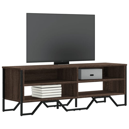 TV skříňka hnědý dub 122 x 34 x 41 cm kompozitní dřevo