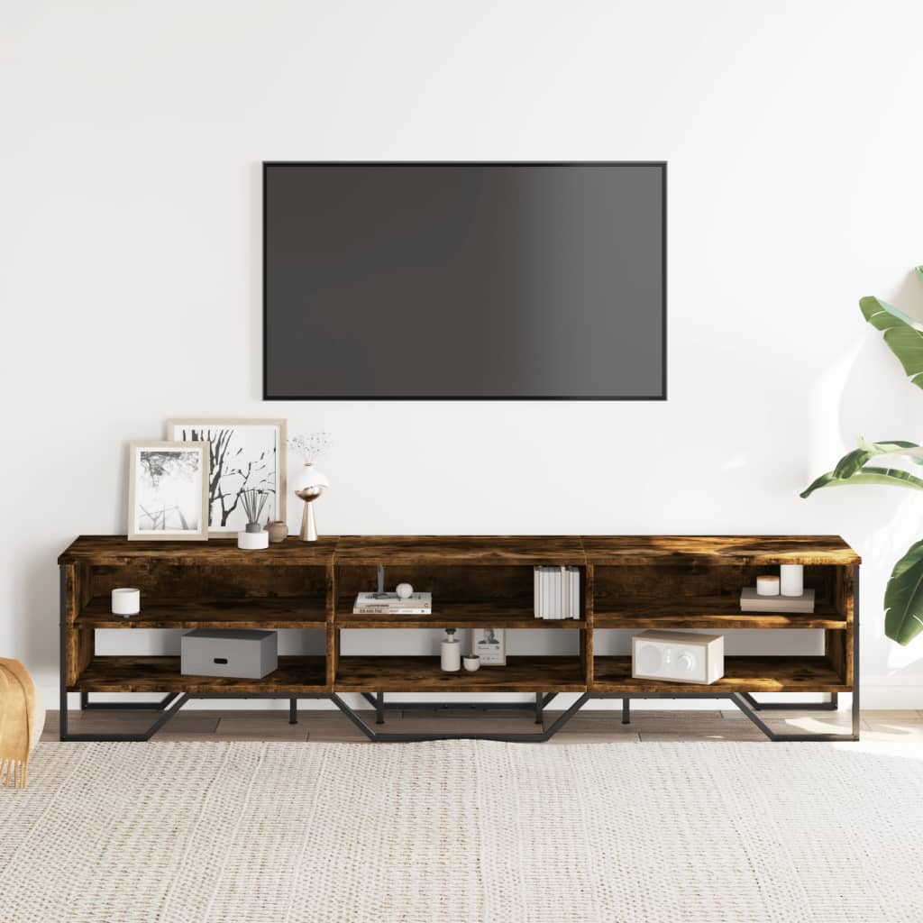 TV skříňka kouřový dub 180 x 34 x 41 cm kompozitní dřevo