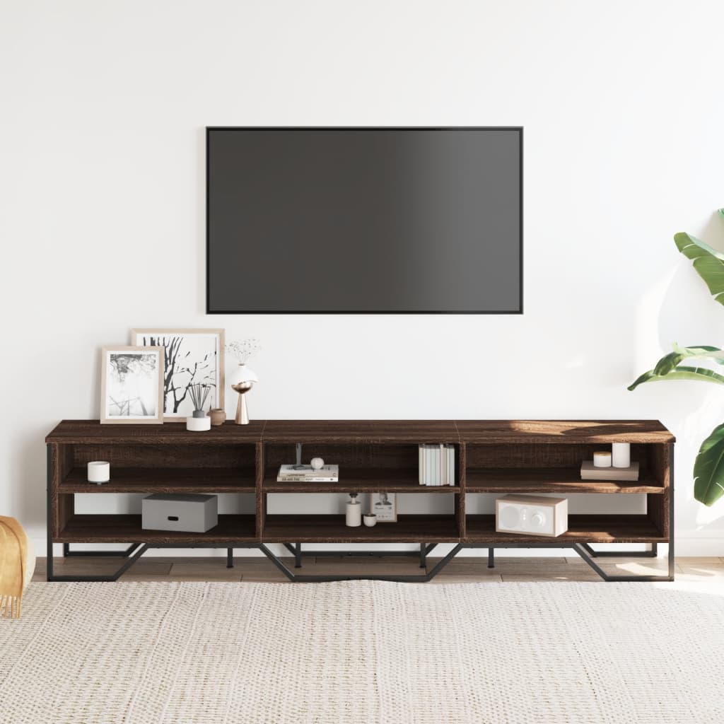 TV skříňka hnědý dub 180 x 34 x 41 cm kompozitní dřevo