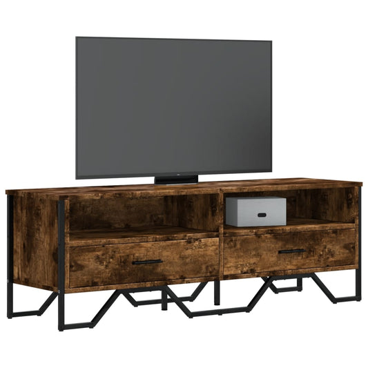 TV skříňka kouřový dub 122 x 34 x 41 cm kompozitní dřevo