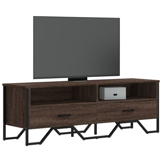 TV skříňka hnědý dub 122 x 34 x 41 cm kompozitní dřevo