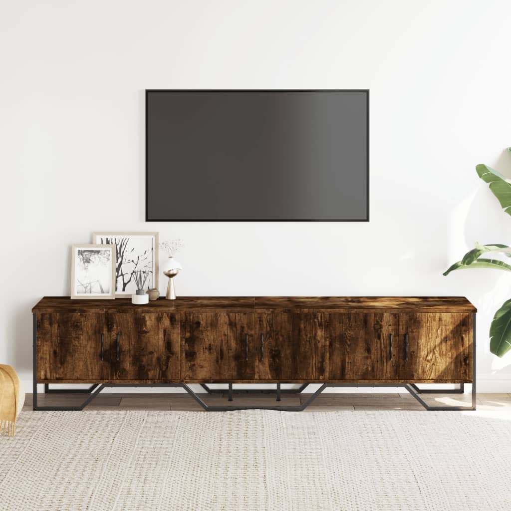 TV skříňka kouřový dub 180 x 34 x 41 cm kompozitní dřevo