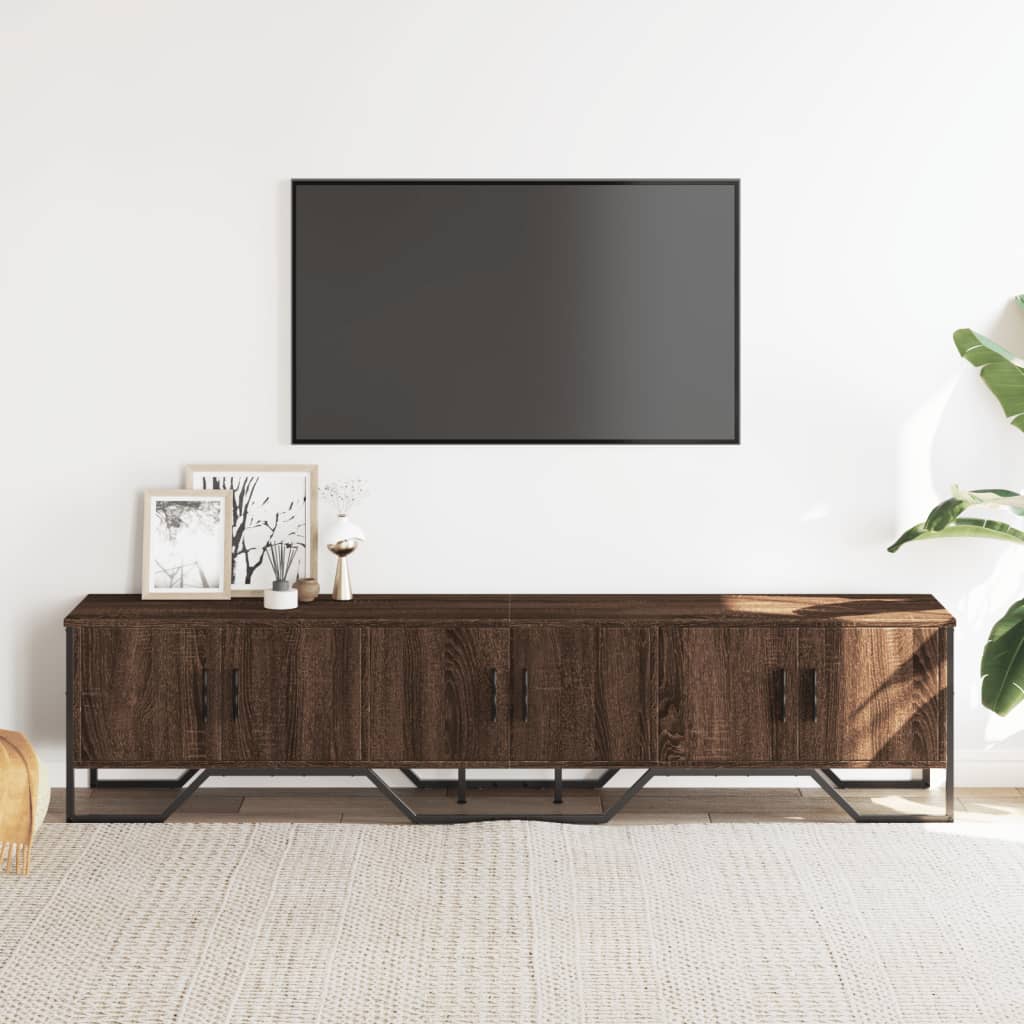 TV skříňka hnědý dub 180 x 34 x 41 cm kompozitní dřevo