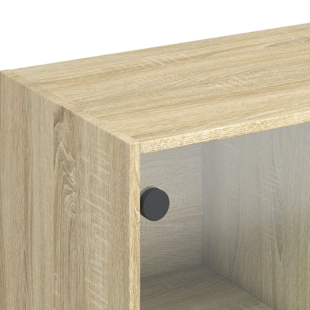 Příborník dub sonoma 102 x 37 x 75,5 cm kompozitní dřevo