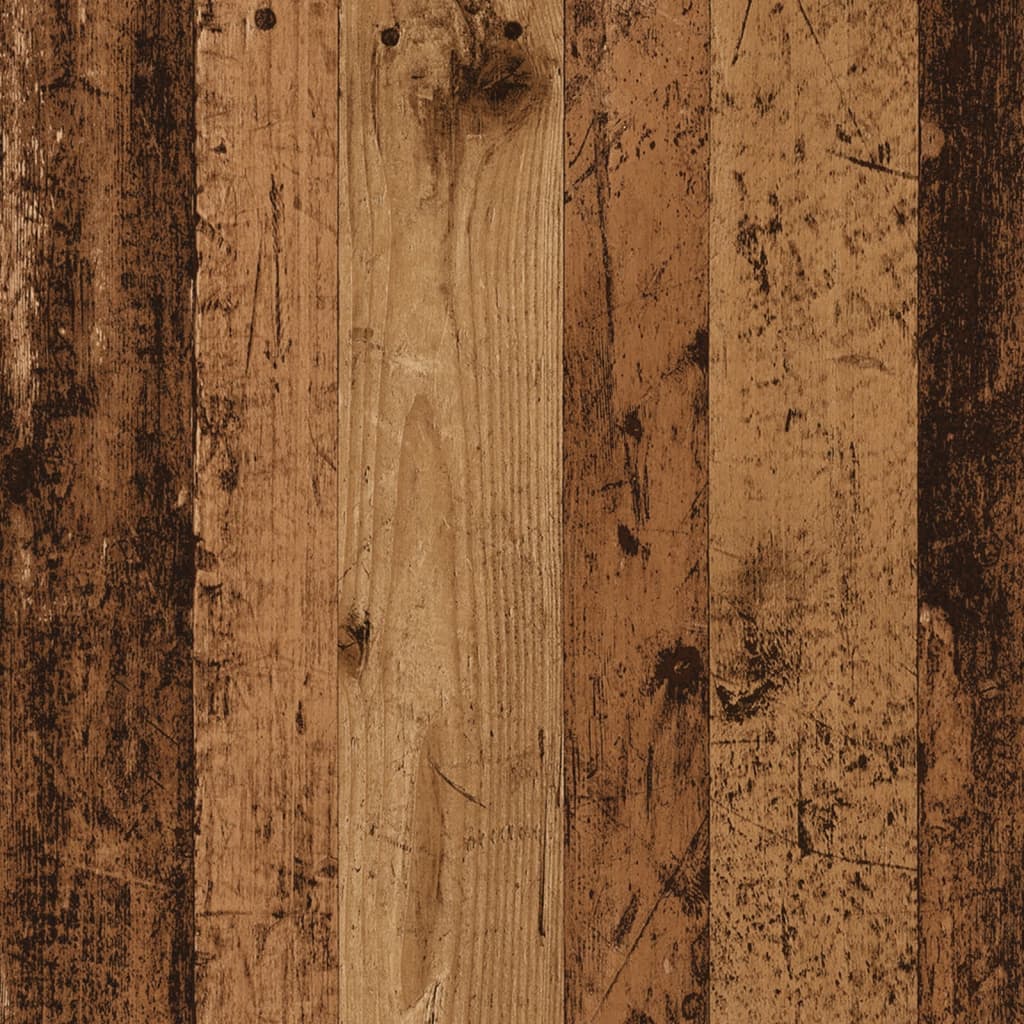 Knihovna 5patrová old wood 45x23,5x162,5 cm kompozitní dřevo