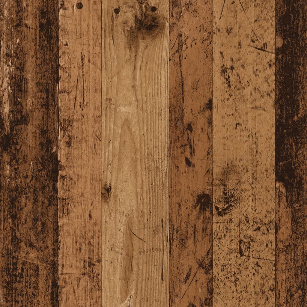 Knihovna old wood 50 x 25 x 105 cm kompozitní dřevo