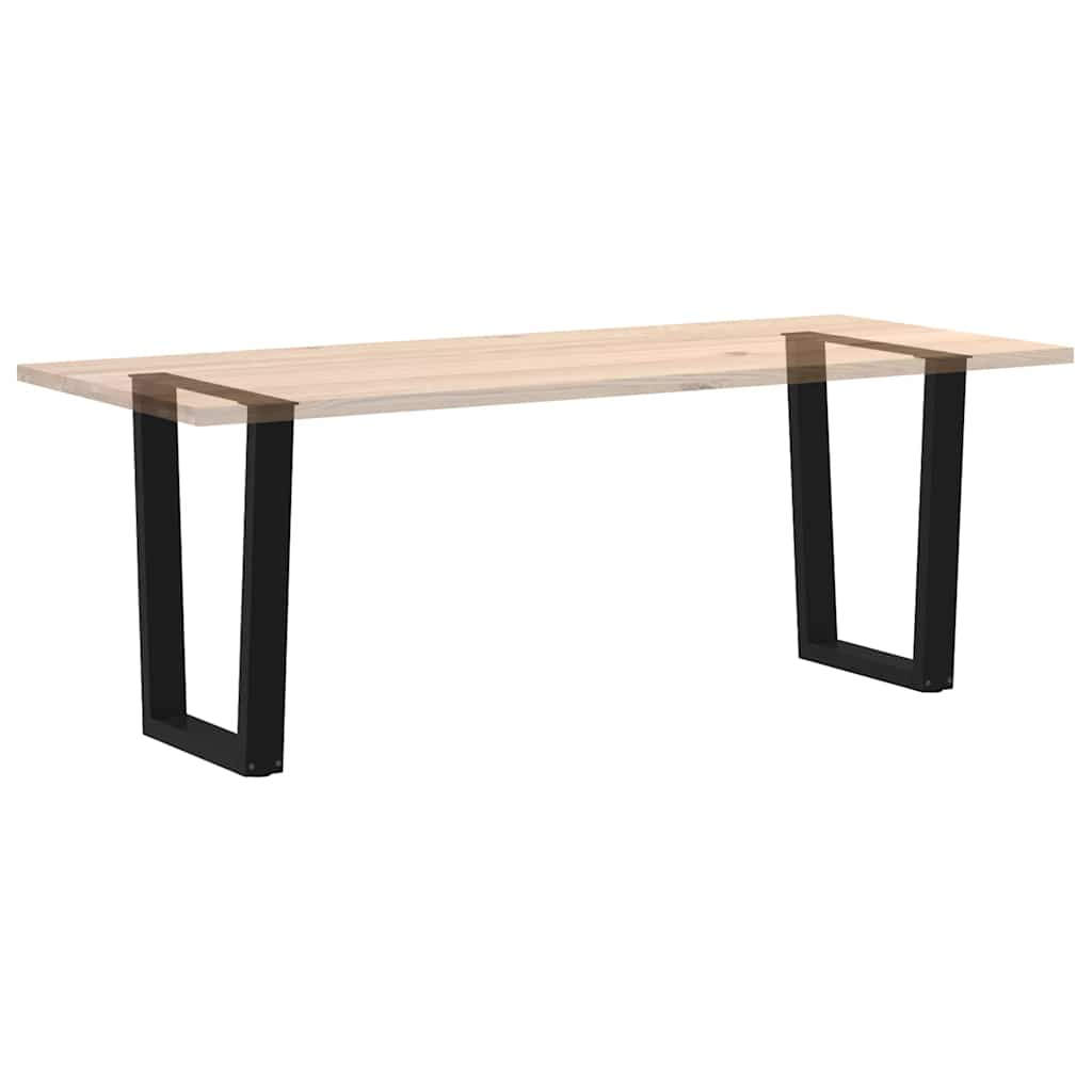 Dining Table Legs V-Shape 2 pcs černé 60x(72-73,3) cm ocel