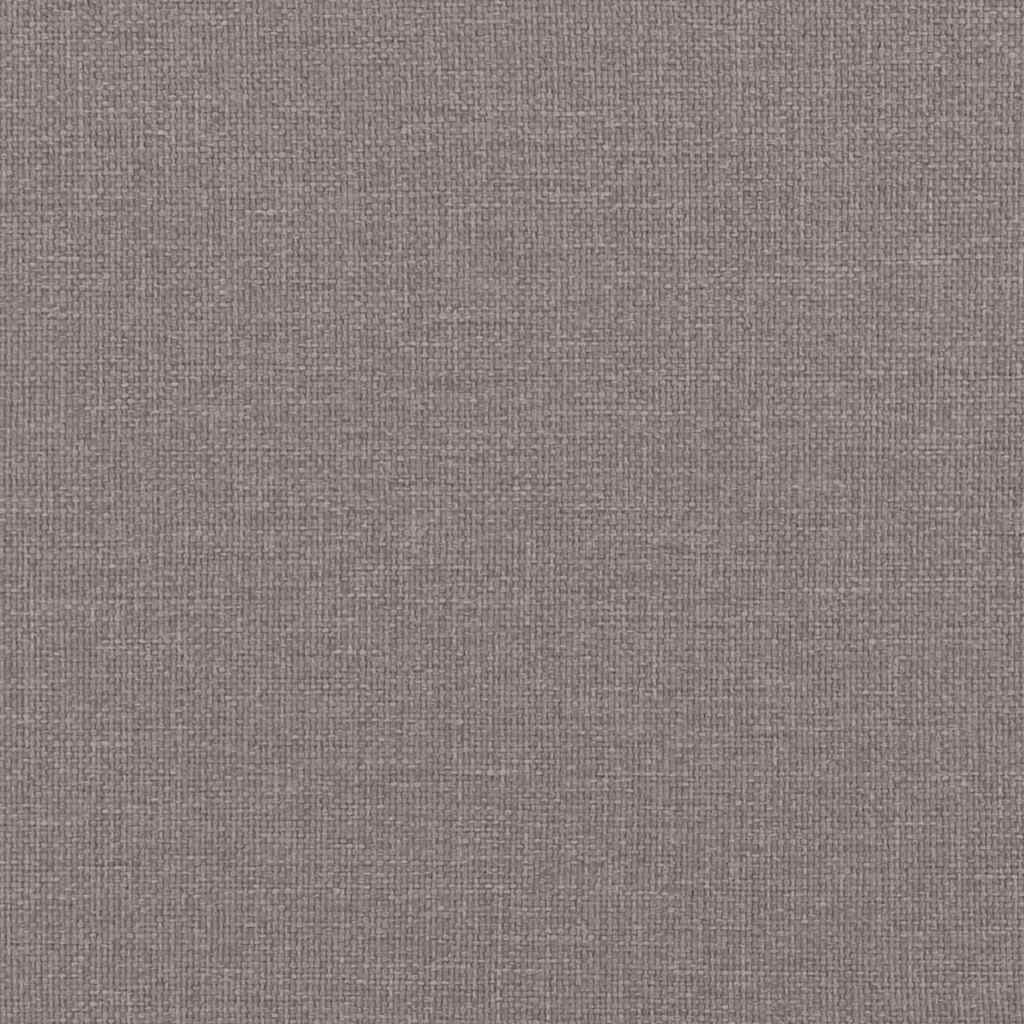 Polohovací křeslo taupe textil