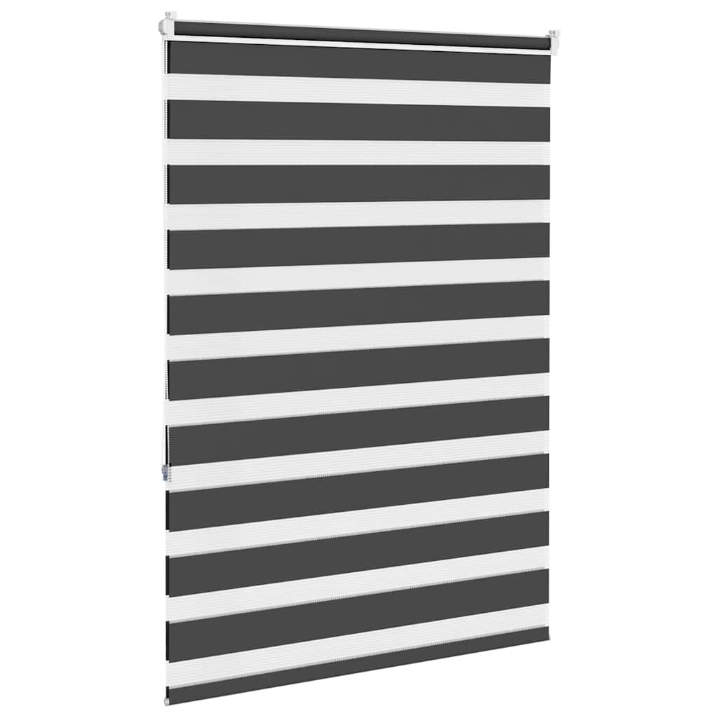 Zebra roleta černá 65x200 cm šířka látky 60,9 cm polyester