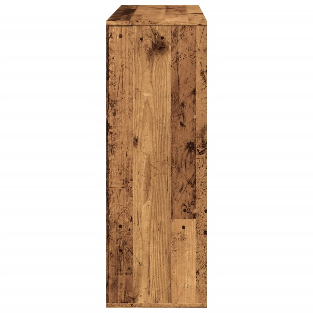 Knihovna / dělicí stěna old wood 100 x 33 x 94,5 cm