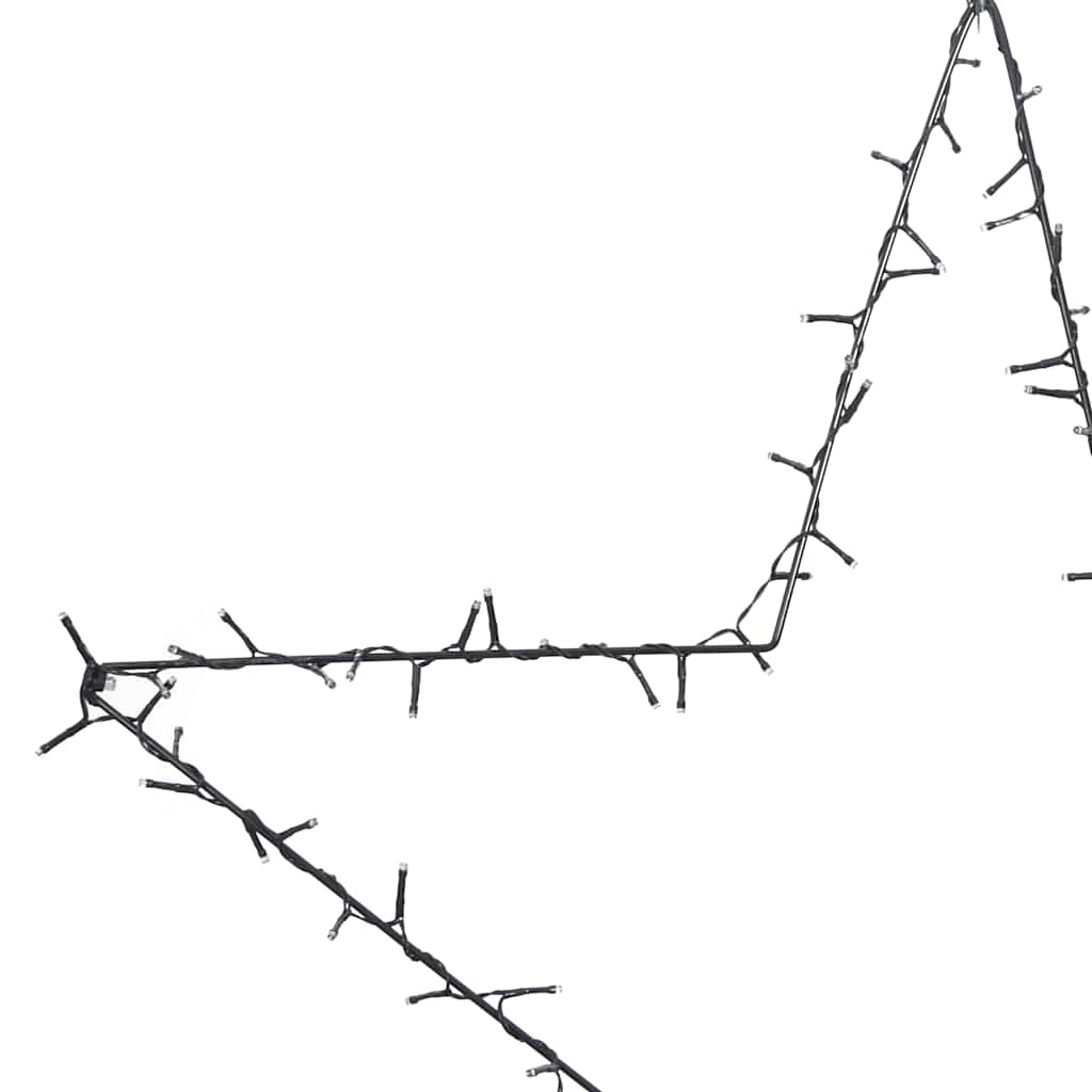 Vánoční osvětlení hvězda silueta 115 LED teplá bílá