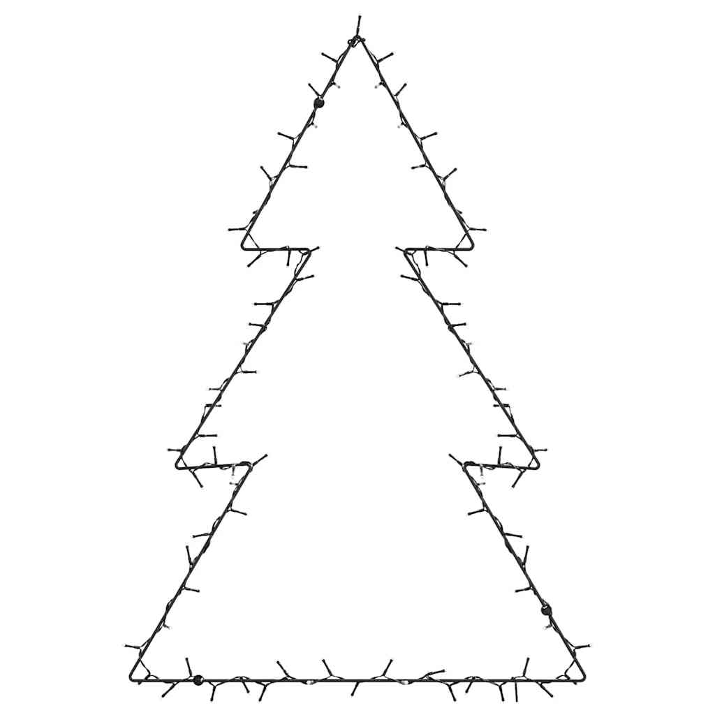 Vánoční osvětlení vánoční stromek silueta 115 LED teplá bílá