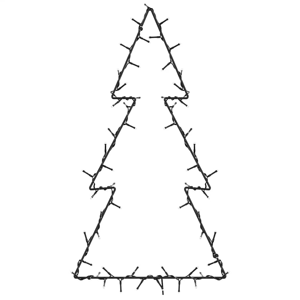 Vánoční osvětlení vánoční stromek silueta 80 LED teplá bílá