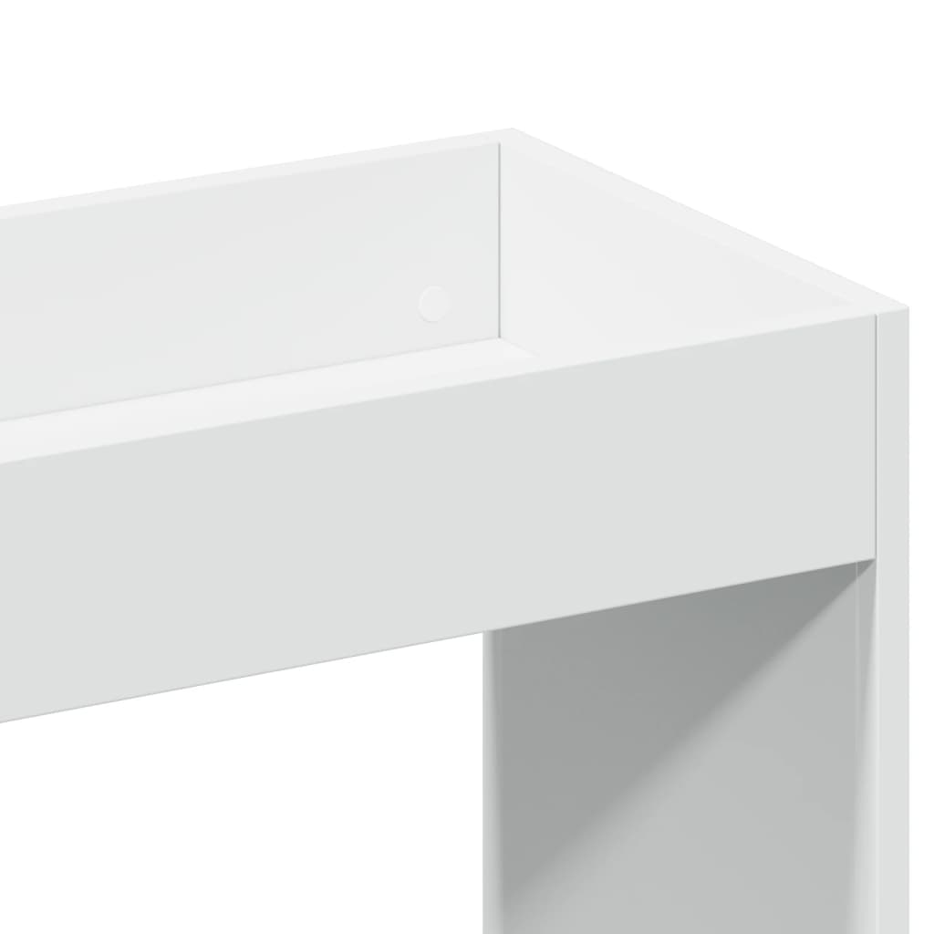 Skříň highboard bílá 63 x 33 x 100 cm kompozitní dřevo