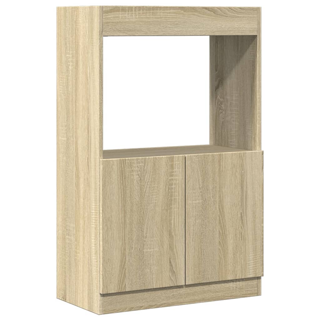 Skříň highboard dub sonoma 63 x 33 x 100 cm kompozitní dřevo