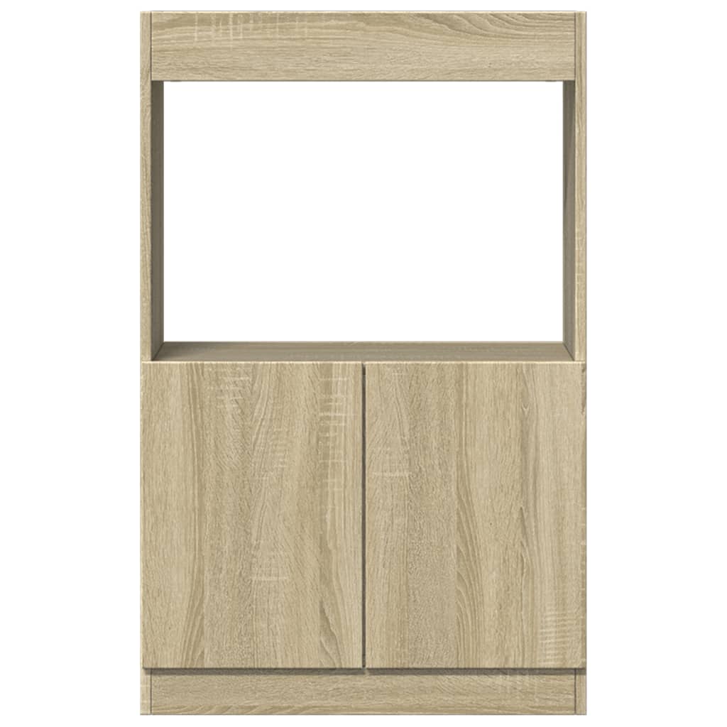 Skříň highboard dub sonoma 63 x 33 x 100 cm kompozitní dřevo