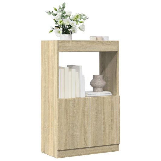 Skříň highboard dub sonoma 63 x 33 x 100 cm kompozitní dřevo