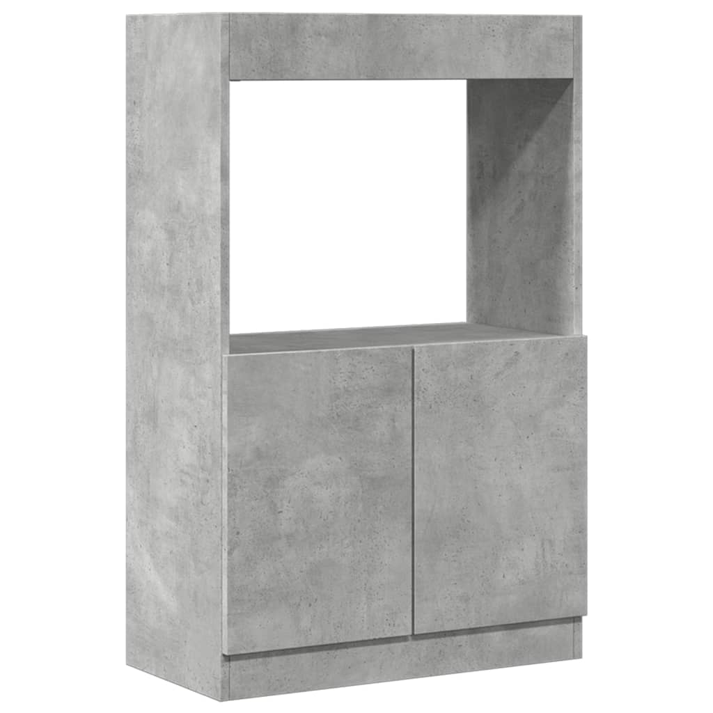 Skříň highboard betonově šedá 63 x 33 x 100 cm kompozitní dřevo