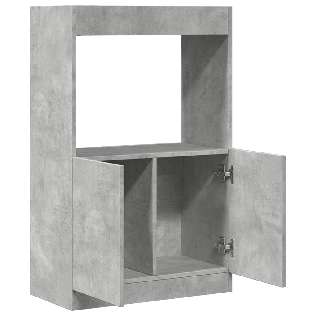 Skříň highboard betonově šedá 63 x 33 x 100 cm kompozitní dřevo