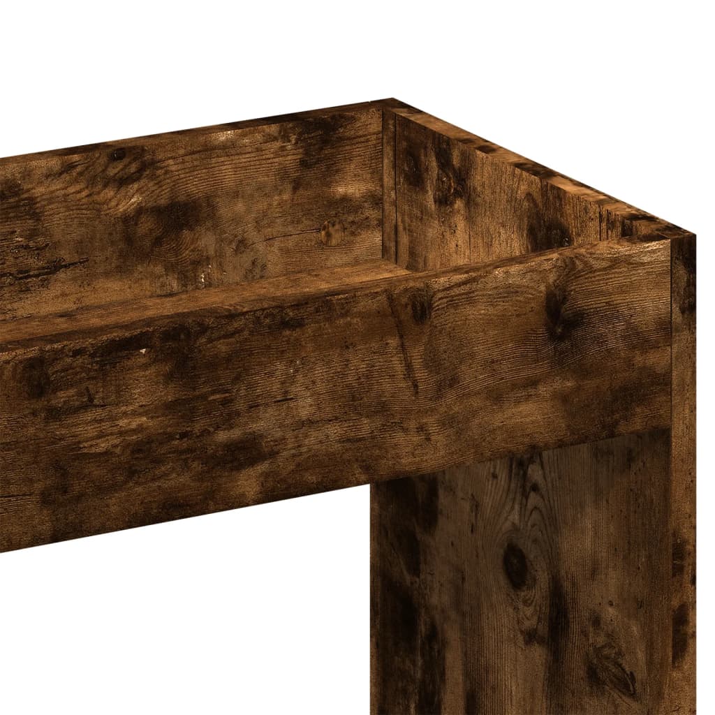 Skříň highboard kouřový dub 63 x 33 x 100 cm kompozitní dřevo