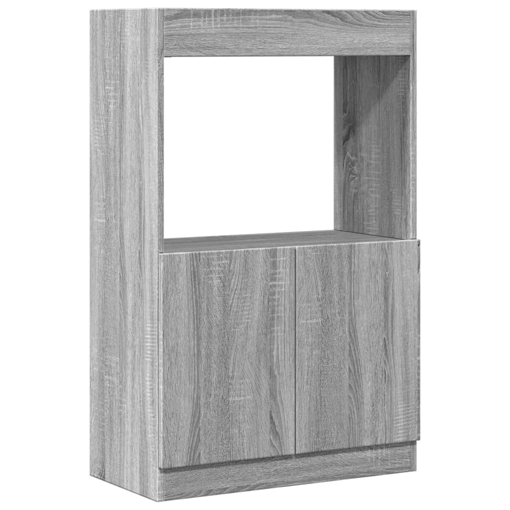 Skříň highboard šedá sonoma 63 x 33 x 100 cm kompozitní dřevo