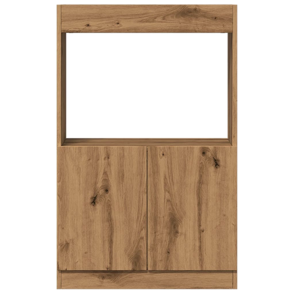 Skříň highboard dub artisan 63 x 33 x 100 cm kompozitní dřevo