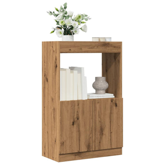 Skříň highboard dub artisan 63 x 33 x 100 cm kompozitní dřevo