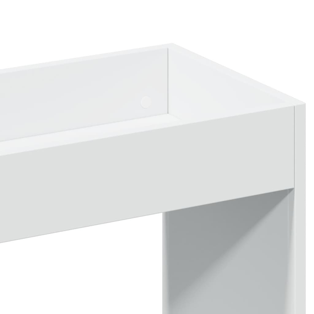 Skříň highboard bílá 92 x 33 x 100 cm kompozitní dřevo