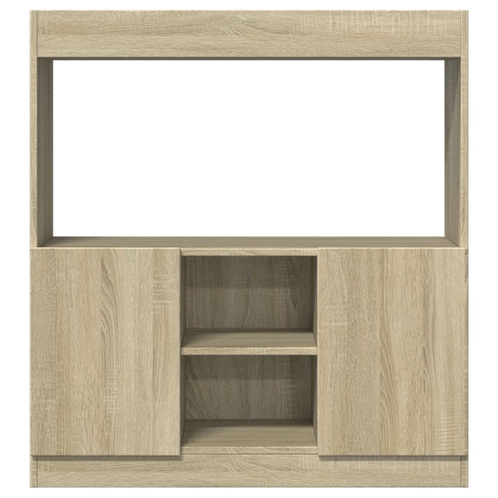 Skříň highboard dub sonoma 92 x 33 x 100 cm kompozitní dřevo