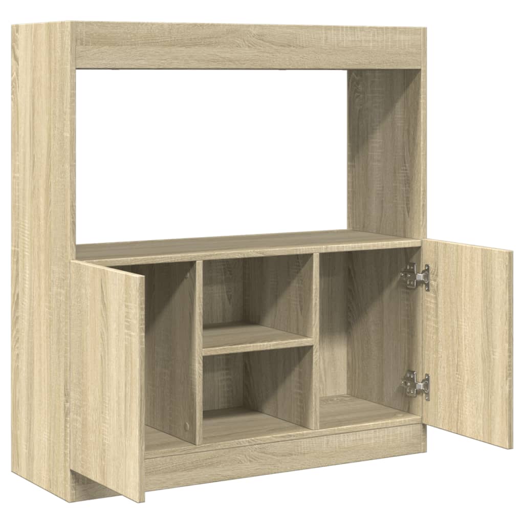 Skříň highboard dub sonoma 92 x 33 x 100 cm kompozitní dřevo