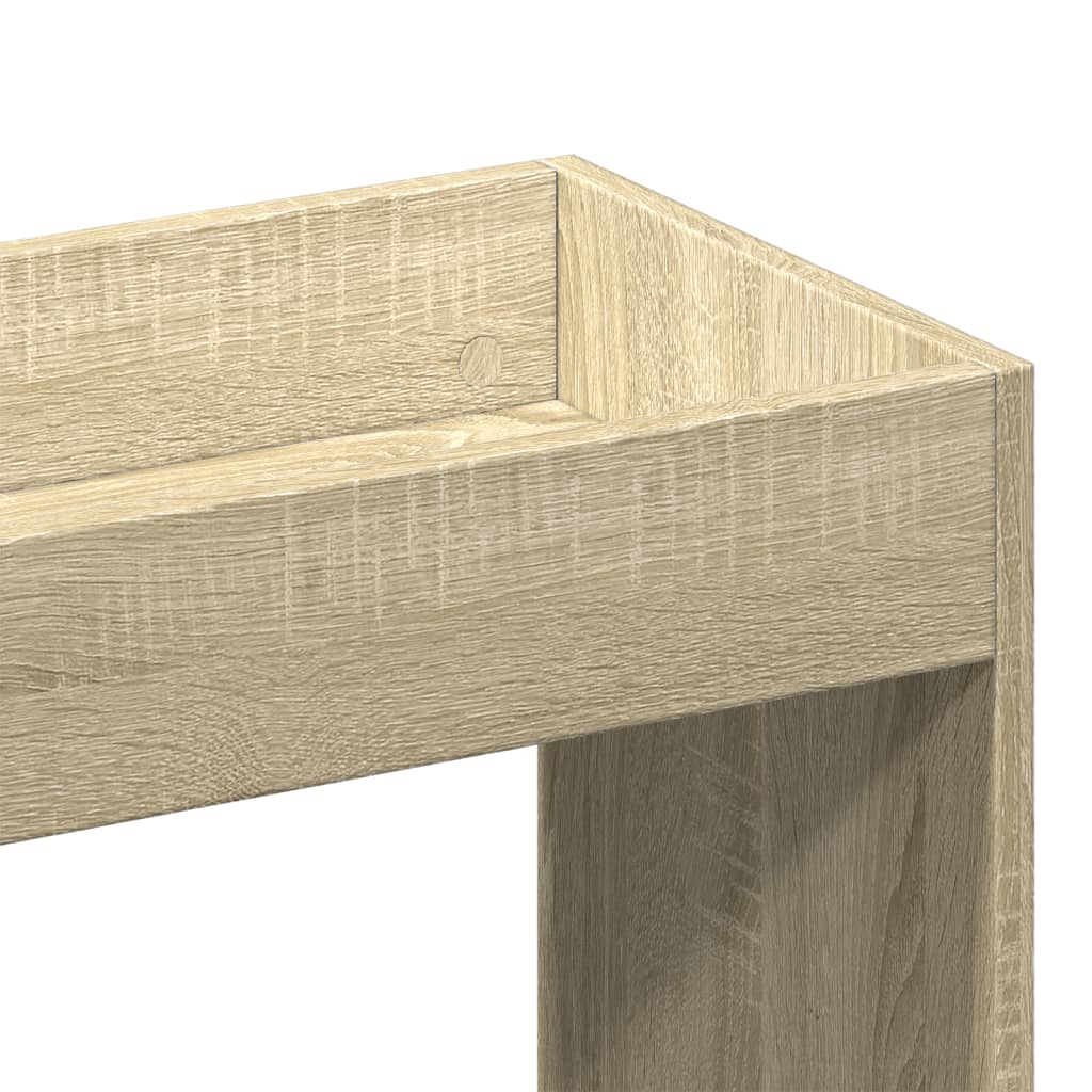 Skříň highboard dub sonoma 92 x 33 x 100 cm kompozitní dřevo